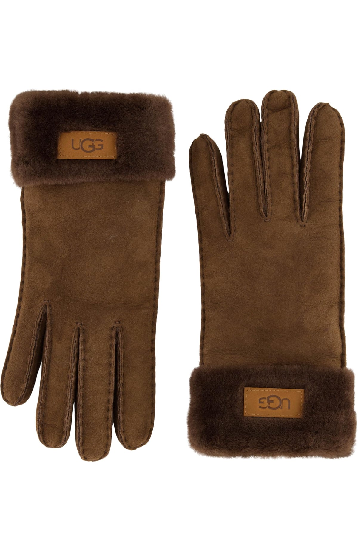 UGG womens Turn Cuff Water Resistant Sheepskin Gloves